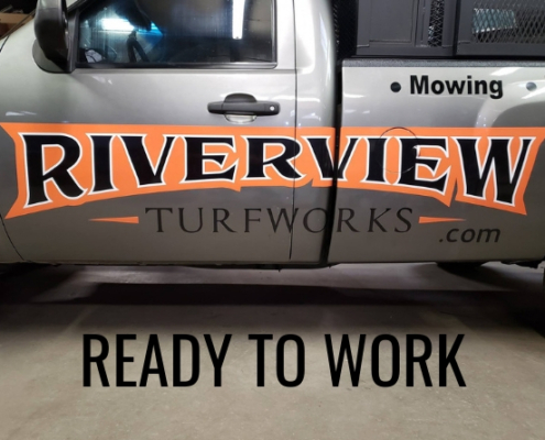 Lawn Care Pickup Truck